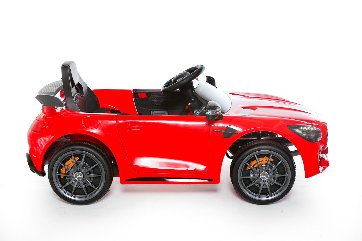 Voiture Électrique Enfant Mercedes GT-R AMG 40W Rouge KINGTOYS