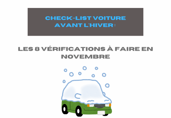 Check-list voiture avant l'hiver 