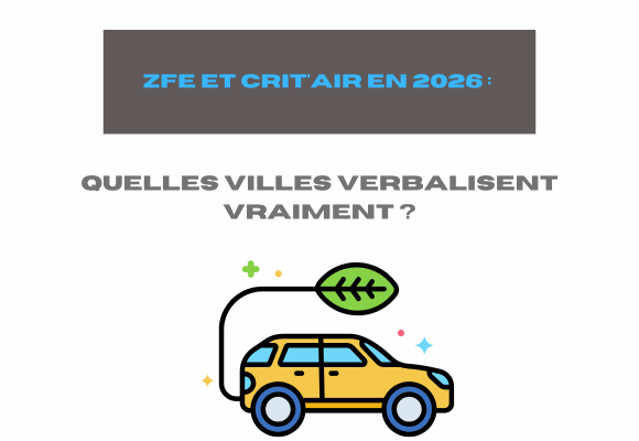 ZFE et Crit'Air en 2026 quelles villes verbalisent vraiment