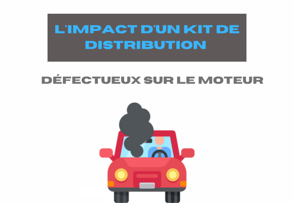 impact kit de distribution défectueux voiture