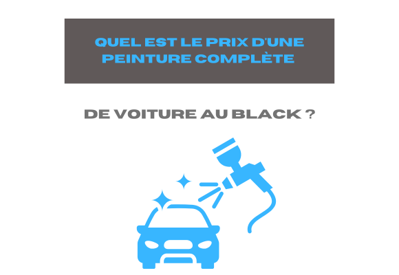 Quel est le prix d'une peinture complète de voiture au black