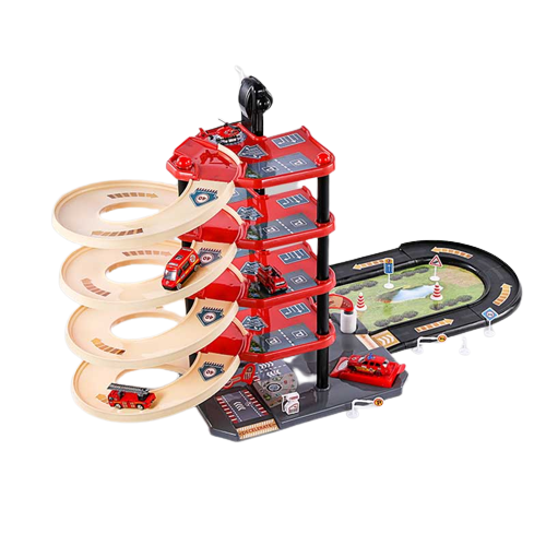 Jouet éducatif - ZGEER - Parking Car Garage Playset - 3 niveaux - 6 Jouet éducatif - ZGEER - Parking Car Garage Playset - 3 niveaux - 6