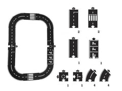 Tapis Voiture Enfant modulable à l'infini - Tapis Circuit Voiture Enfant 12  Puzzles en Mousse - Tapis Circuit Voiture - Circuit Voiture Bebe - Conforme  Normes CE - Ze Racer®