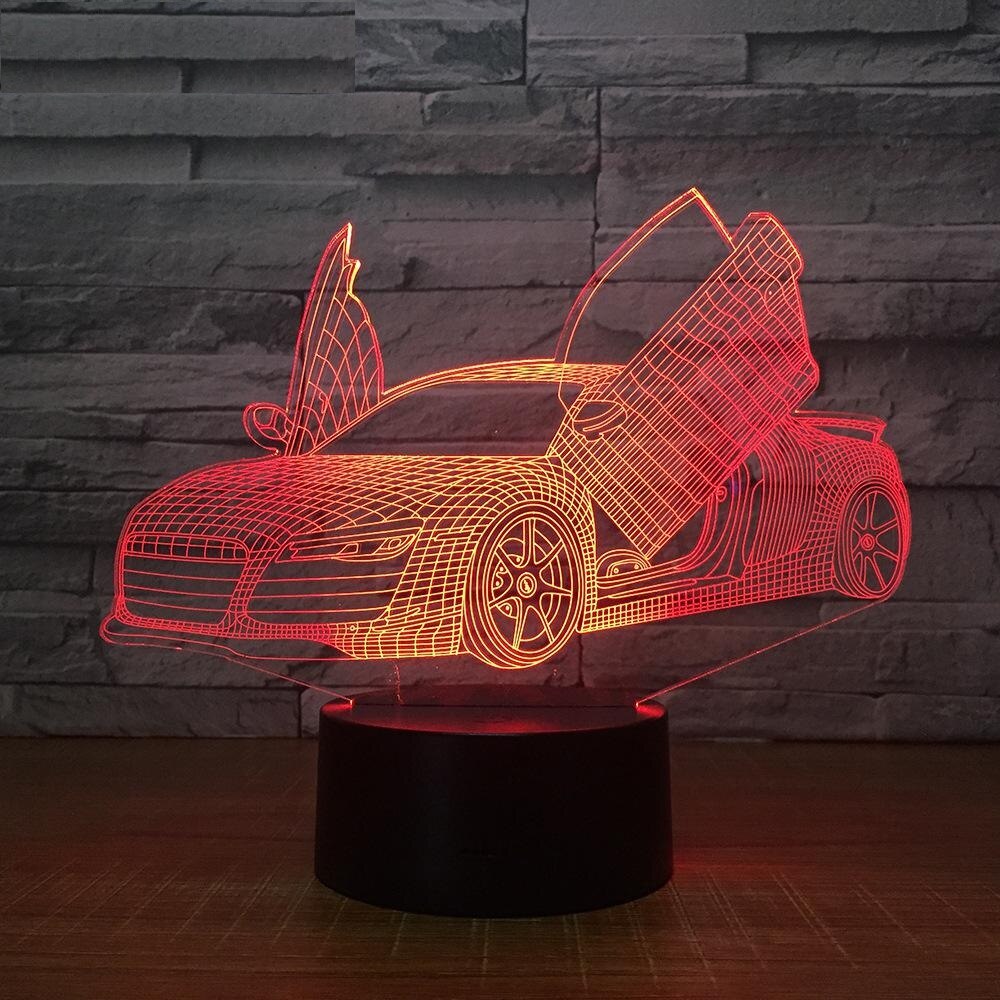 lampe 3d voiture sport